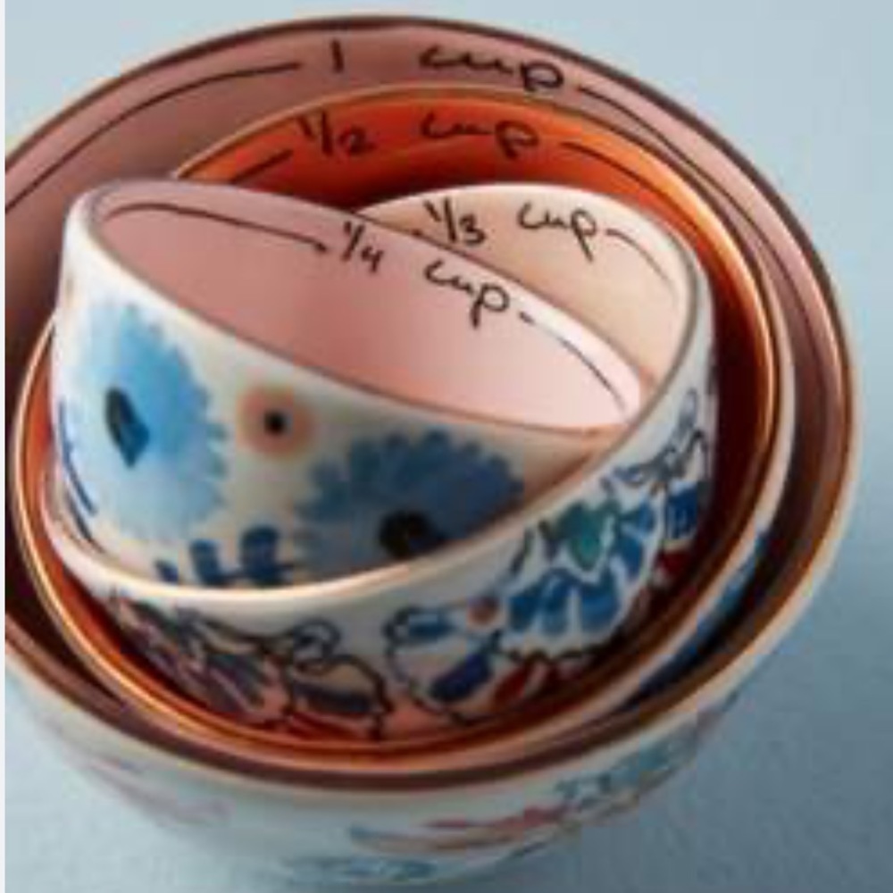 Anthropologie measuring cups set